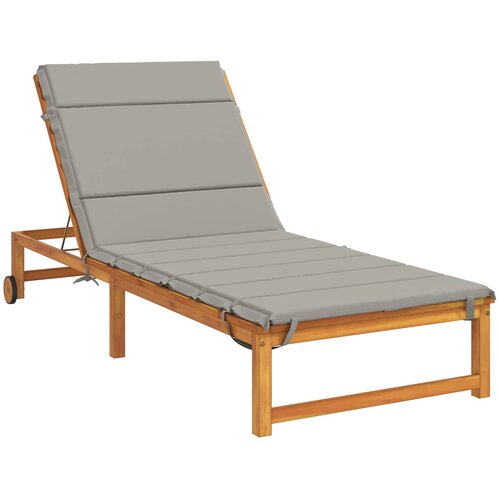  Jastučić za ležaljku GEMERT 100% poliester Siva 200 x 70 x 3 cm Slike