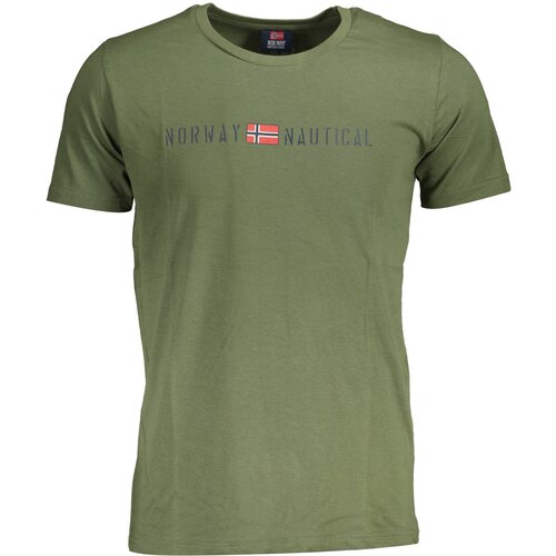 Norway 1963 MEN&amp;amp;#39;S SHORT SLEEVED T-SHIRT GREEN Slike