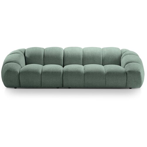Micadoni Home Svijetlo zelena baršunasti sofa 294 cm Diana – Cijene