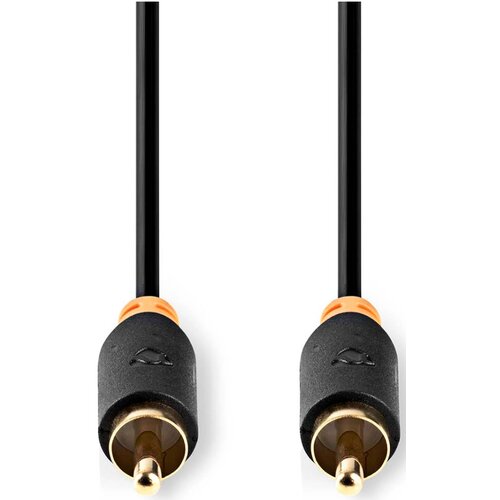 Nedis CABW24170AT20 Digitalni audio kabl, RCA mu&amp;scaron;ki, Pozlaceni, 2,00 m, Antracit Slike