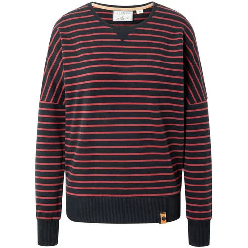 Fli Papigu Sweater majica 'Der 36' svijetlo crvena / crna