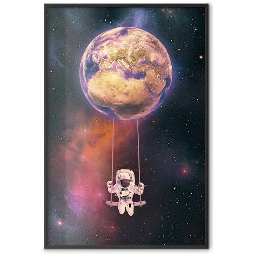  Plakat - Cosmic Swing 40x60 Crni okvir Cene
