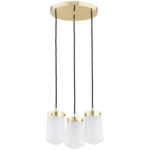  Argon 6164 - Luster na sajli PASADENA 3xE27/15W/230V zlatna/bela Cene