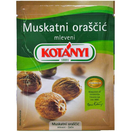 Kotanyi Mu&amp;scaron;katni ore&amp;scaron;ček mleti - 18 g Slike