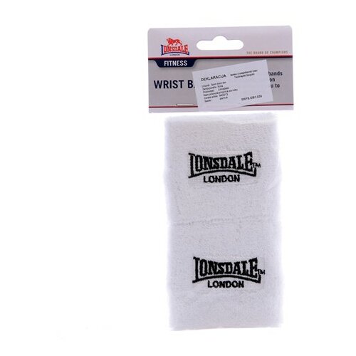 Lonsdale znojnica WRIST BAND WHITE - 942213-01 Slike