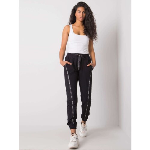 RELEVANCE Sweatpants-RV-DR-6468.19P-black Slike