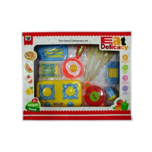  Kuhinjski set sa ringlama i raznim dodacima ( 668789 ) Slike