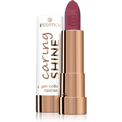 Essence Caring Shine Vegan Collagen Lipstick sjaj klasični ruž za usne 3,5 g nijansa 203 My Advice Slike