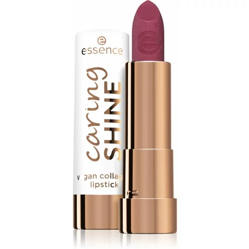 Essence Caring Shine Vegan Collagen Lipstick sjaj klasični ruž za usne 3,5 g nijansa 203 My Advice