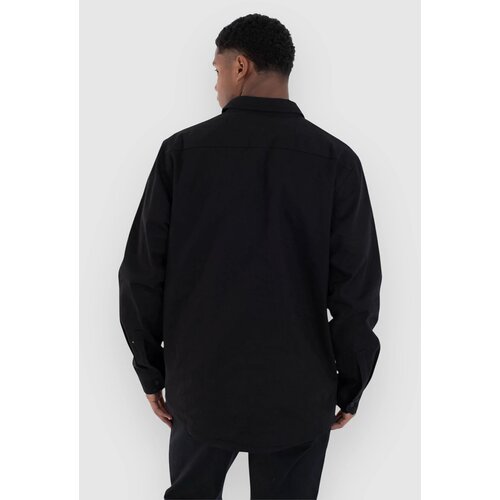Hurley Worker Flannel Lined Shirt black Slike