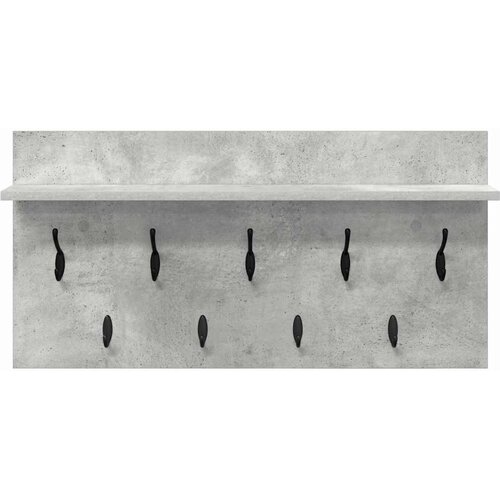  Vje&amp;scaron;alica za kapute na zidu Zidne Betonski sivi 80 x 40 x 12 cm Slike