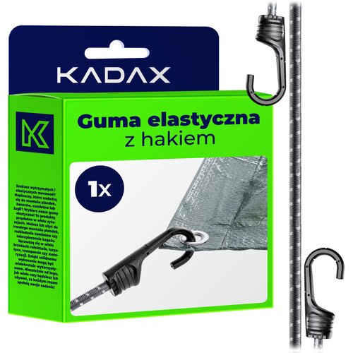 KADAX elastična gumijasta vrv s kavljem 28 cm za pritrditev ponjav in napenjalec prtljage, (5000362670) Cene
