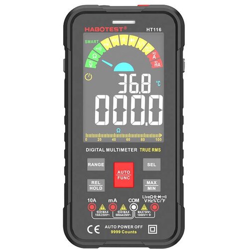HABOTEST Digitalni univerzalni multimeter HT116 True RMS, NCV, (20628400) Cene