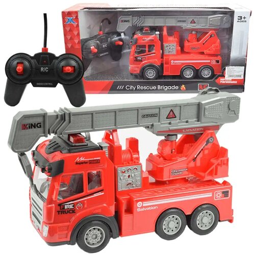 Magic Toys RC daljinsko vodeno gasilsko vozilo žerjav s svetlobnimi učinki, merilo 1/43 27 MHz 20 cm Cene