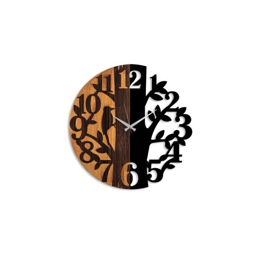 Wallxpert zidni sat wooden clock 71 Slike