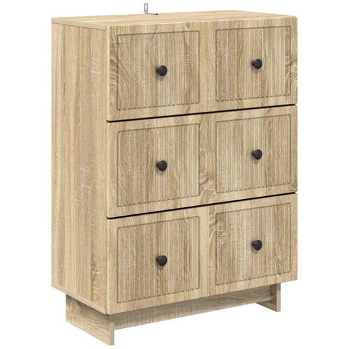  Predalna omara Sonoma hrast 66 x 34,5 x 90 cm Inženirski les, (5000232547) Cene