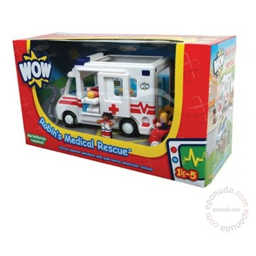 Wow Toys ambulantna kola Robins Medical Rescue, 6000689 Slike
