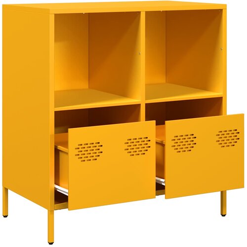  Komoda boja senfa 68x39x73,5 cm hladno valjanog čelika Slike