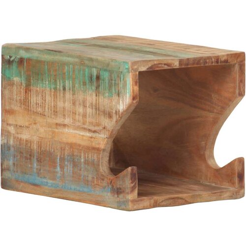 VidaXL stensko stojalo za kolo 35x25x25 cm trden predelan les Slike