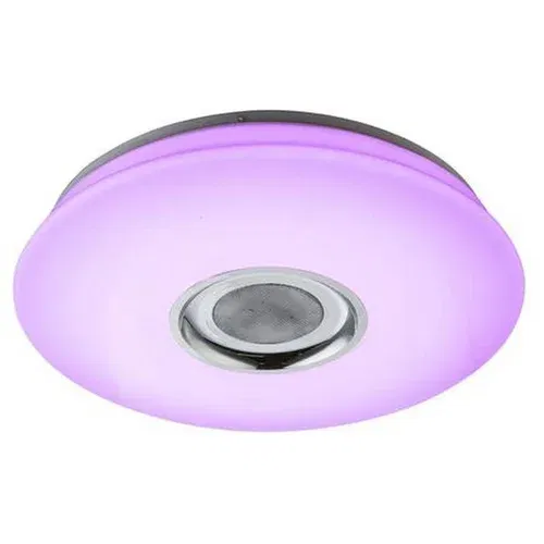 Globo LED stropna svetilka z zvočnikom (18 W, 1.120 lm, 3.000 - 4.500 - 6.000 K, IP20, premer 40, višina 7 cm, z daljincem)