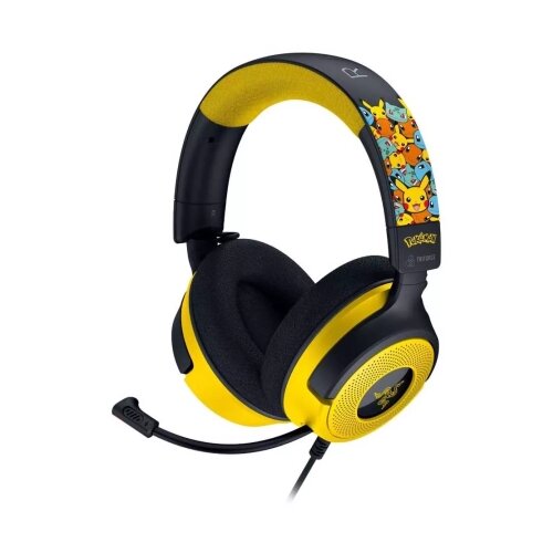Razer Gaming Slu&amp;scaron;alice sa mikrofonom Kraken V4 X Pokemon Kanto Starters Edition Slike