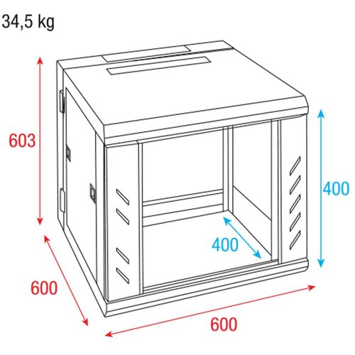 SHOWGEAR Rack ohi&amp;scaron;je RCA WMH 9U - - Audio-Kondric Slike