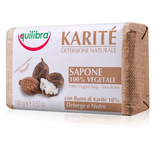 Equilibra eq karite natural soap 100gr Cene