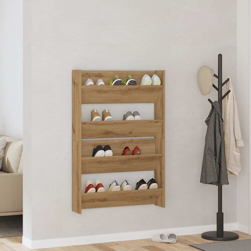  Ormar za cipele Zidne 2 pcs Umjetnički hrast 81 x 18 x 60 cm Cene