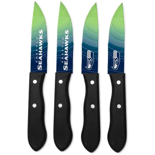 The Sports Vault Seattle Seahawks Steak Knives Set 4x nož za odreske