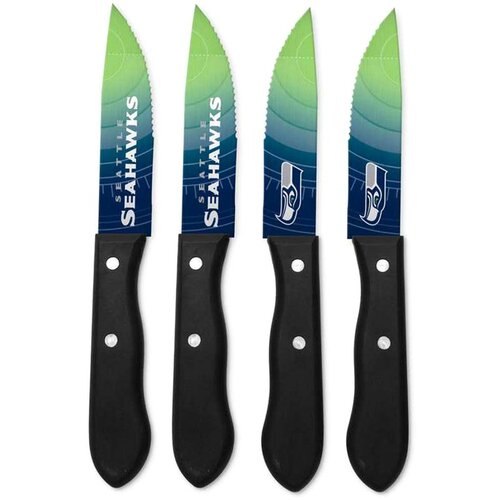 The Sports Vault Seattle Seahawks Steak Knives Set 4x nož za odreske Slike