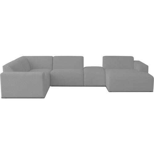Scandic Siva kutna garnitura od bouclé tkanine (u obliku slova "U") Roxy – Cijene