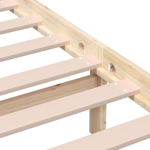  Okvir za krevet od masivne borovine 140 x 190 cm Slike