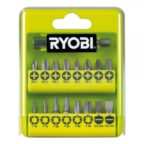 Ryobi Set nastavkov 17-delni, (5000386433) Slike