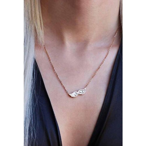 Fenzy Elegantna Ogrlica, Art514, Zlatne Boje. Slike