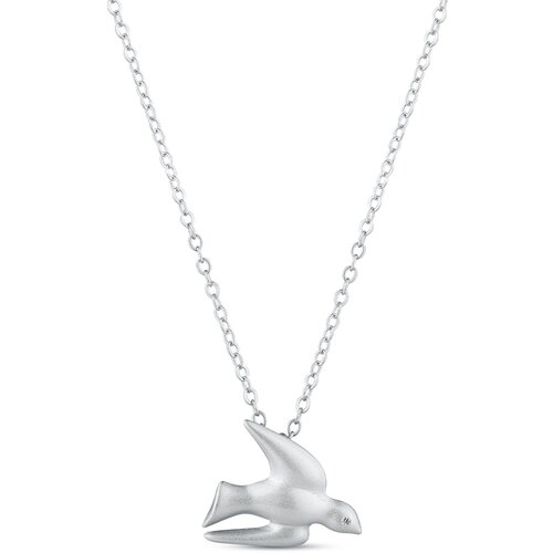Vuch Dove Silver Necklace Slike