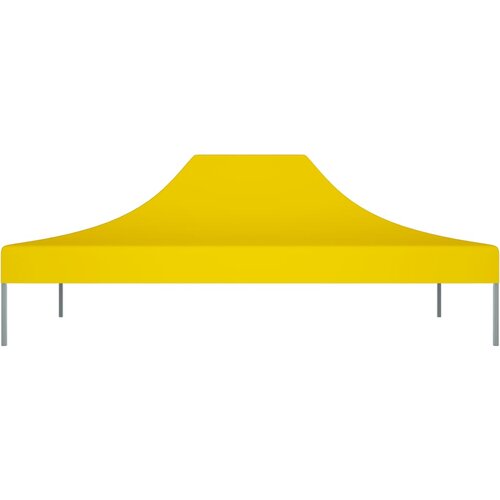 Krov za &amp;scaron;ator za zabave 4,5 x 3 m žuti 270 g/m&amp;sup2; Slike