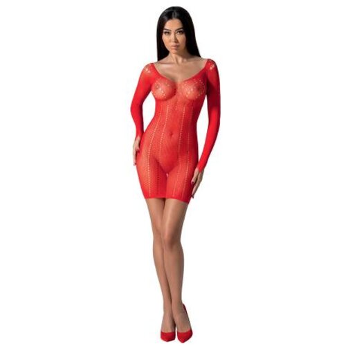 Passion BS101 Net Dress - Red Cene