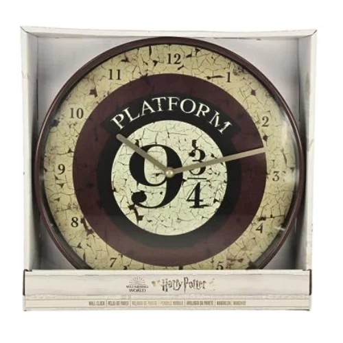HARRY POTTER Platforma 9¾ 10 "stenska ura v darilni škatli-uradni blago, večbarven, (21026415)