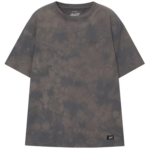 Pull&Bear Majica boja blata / bazalt siva