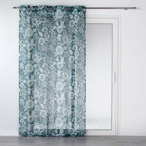 Douceur d intérieur Modrozelena prosojna zavesa 140x280 cm Milady – Cene