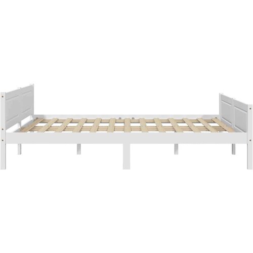  Za krevet od masivne borovine bijeli 160 x 200 cm Slike