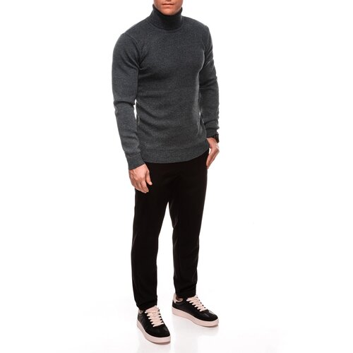 Edoti Men&amp;#039;s Norwegian winter sweater with Christmas patterns - black Slike