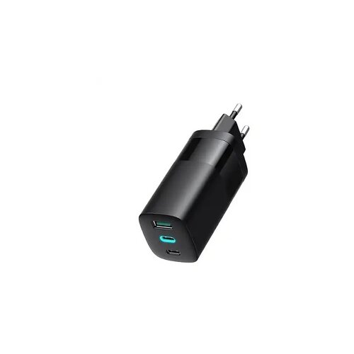 Havit UC10, 65W, GaN, 2 x Tip-C + 1 x USB-A, Black Kućni Punjač Cene