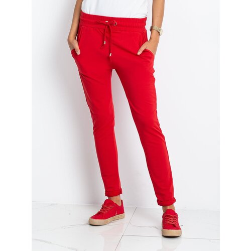 BASIC Feel Good Sweatpants-RV-DR-3698.07X-red Slike