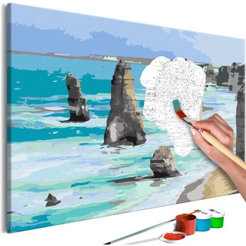  Slika za samostalno slikanje - Rocks in the Sea 60x40 Slike