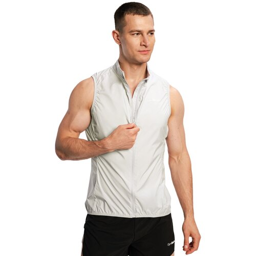 GymBeam Mu&amp;scaron;ki prsluk Pulse X Running Gray Slike