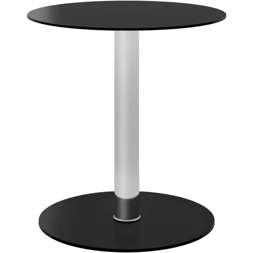  Stolić za kavu crni 40 cm od kaljenog stakla