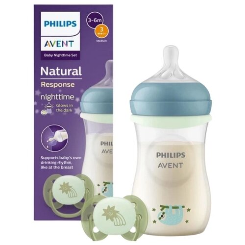 Avent set Natural Response fla&amp;scaron;ica i varalica za bebe Slike
