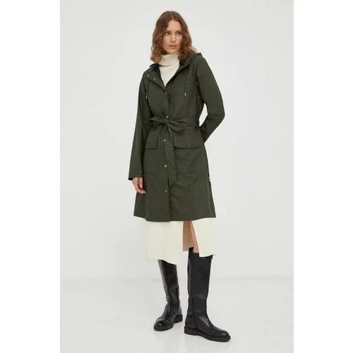 Rains Kišna jakna 18130 Jackets za žene, boja: zelena, za prijelazno razdoblje