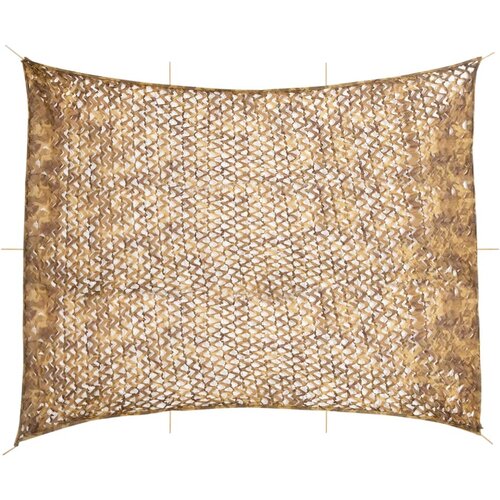 vidaXL Maskirna mreža z vrečko za shranjevanje 618x512 cm peščena Cene